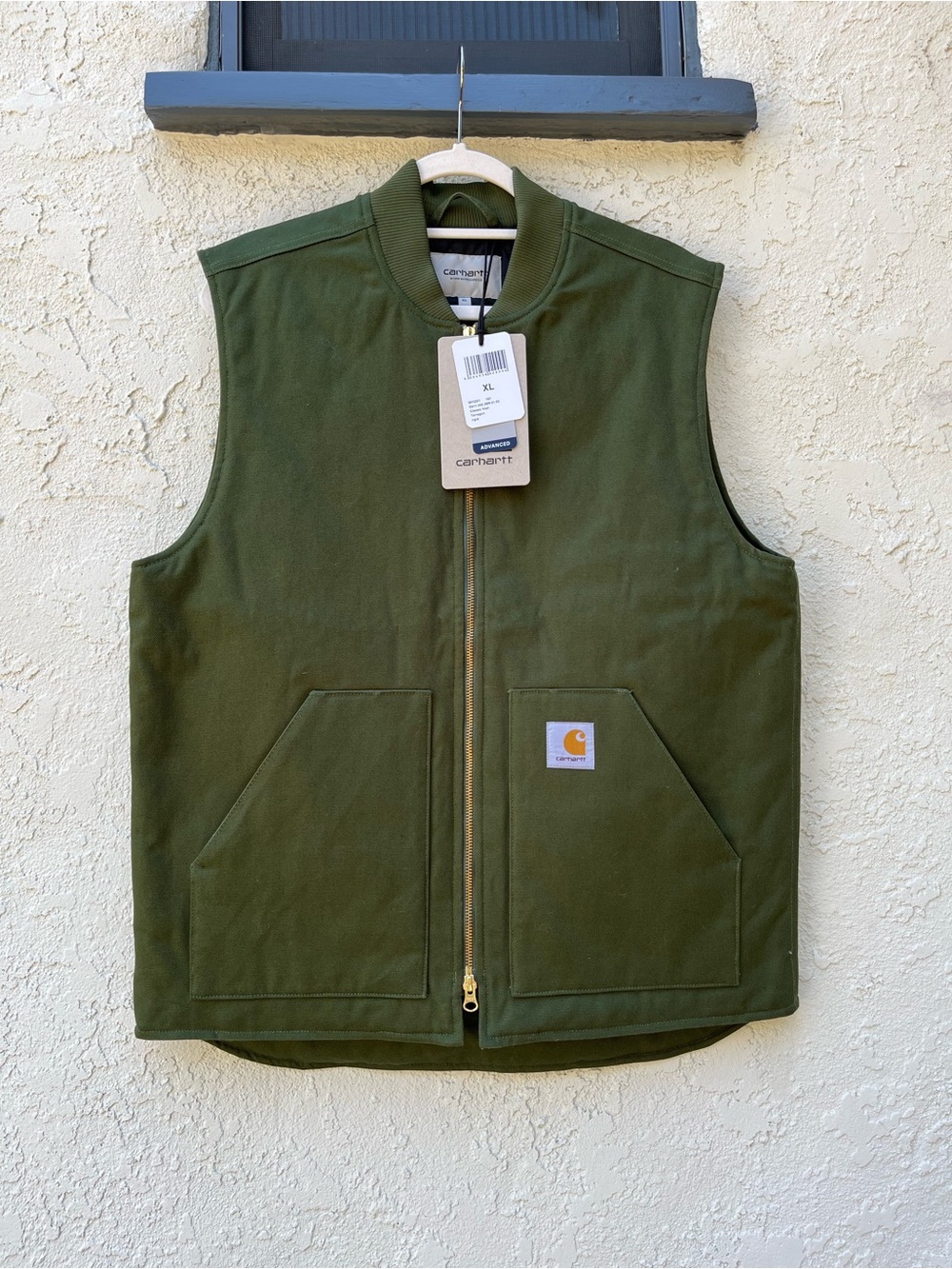 Carhartt Olive Green Work Vest